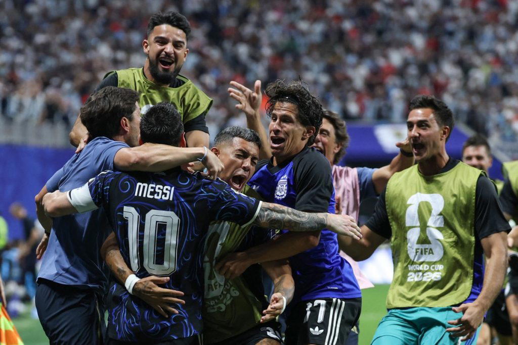 Lautaro Martinez scored a 92nd minute winner as Lionel Messi inspired World Cup holders Argentina to...