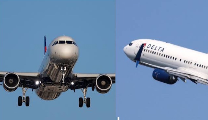  Two Delta Air Lines jets come within 1,800 feet after air traffic control clears conflicting flight...