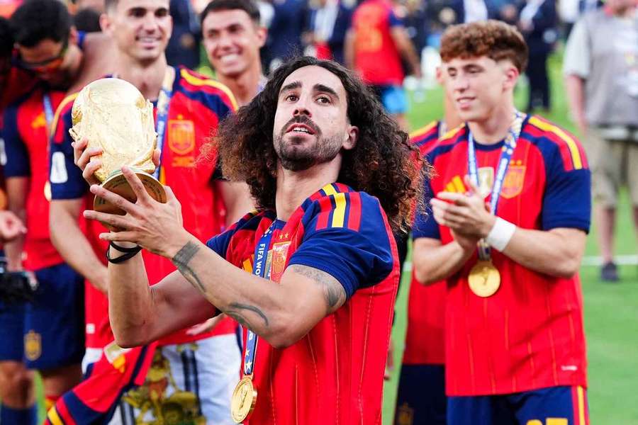 Marc Cucurella hailed Spain’s “incredible” defence after they won their second World Cup on Sunday w...