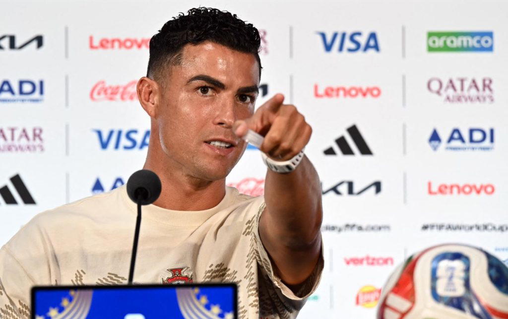 Cristiano Ronaldo admitted at the World Cup on Sunday he is not the player he once was but came out...