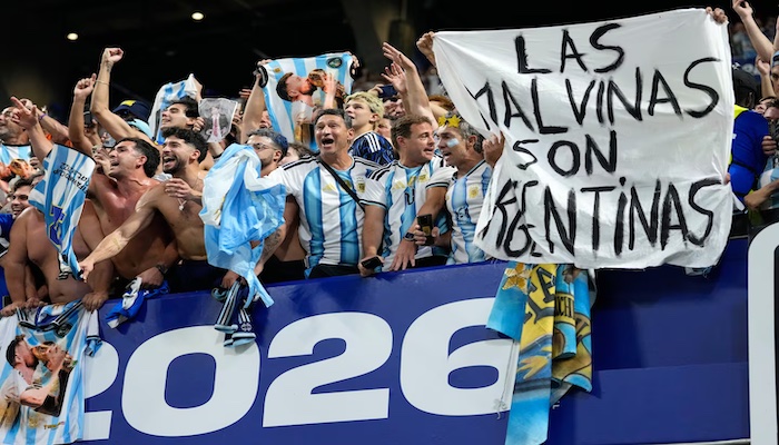 Source: https://www.arise.tv/fifa-urged-to-investigate-argentina-over-falklands-banner-after-england...