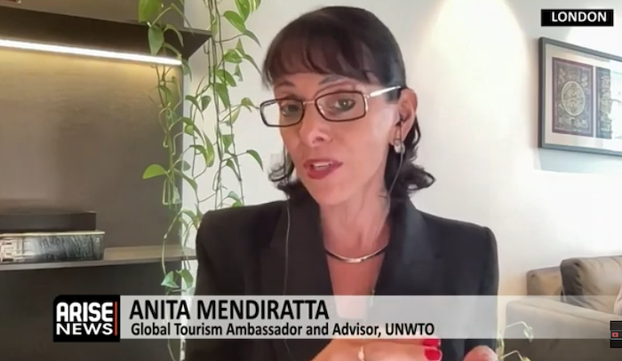 Global Tourism Ambassador Anita Mendiratta says global aviation demand remains strong as tourism and...