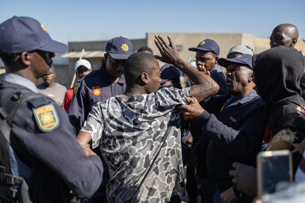 South African police said on Friday they had arrested 69 people after an anti-immigrant protest on t...