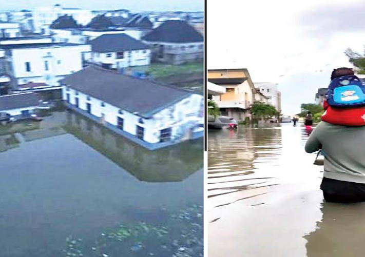 …as floods turn exclusive estates into ‘canals’
•Inside story of losses, regrets •EYE WITNESS: I wa...