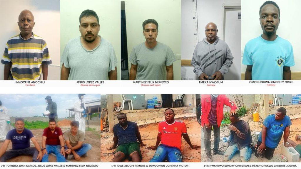 By Kingsley Omonobi
A 63-year-old drug baron, Anochili Innocent, three Mexican nationals and six ot...