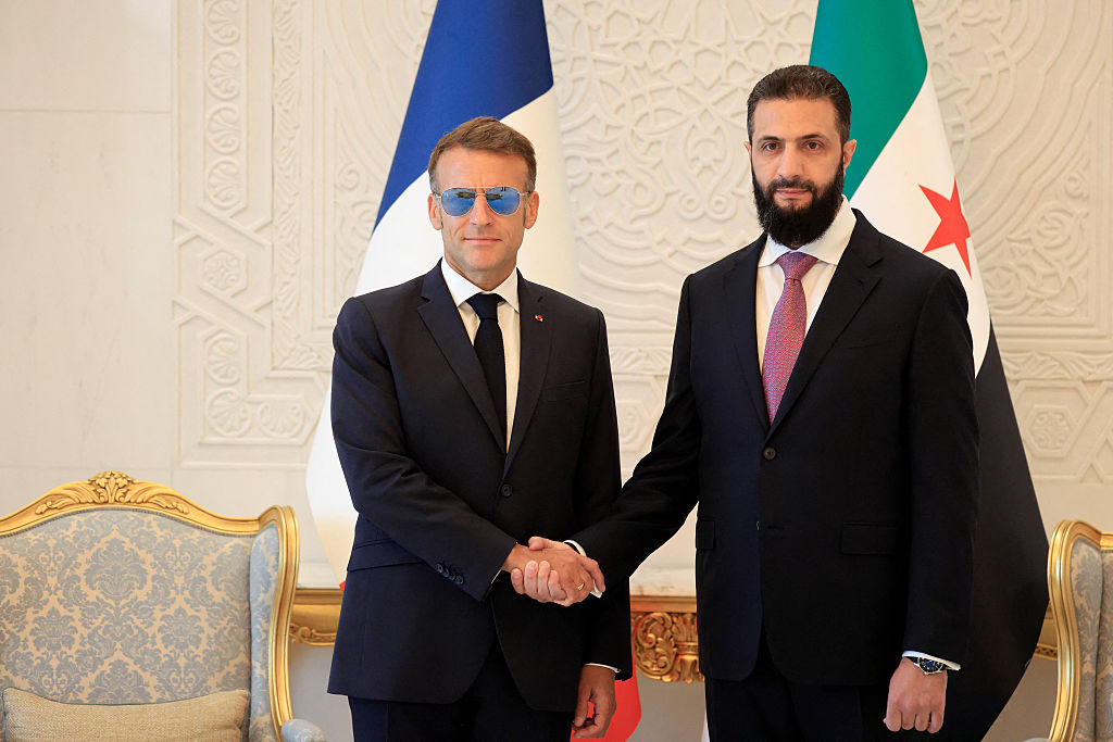 Two explosions injure 18 people near French President Emmanuel Macron’s Damascus meetings, highlig...