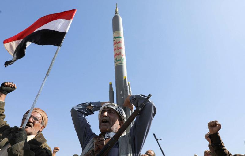 A Houthi threat to disrupt Red Sea shipping could open a second front, further straining US military...