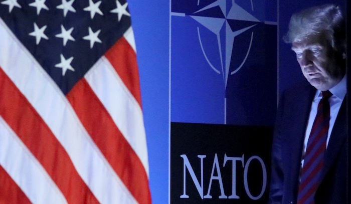 NATO conducts military exercises off the US coast as political tensions with the Trump administratio...