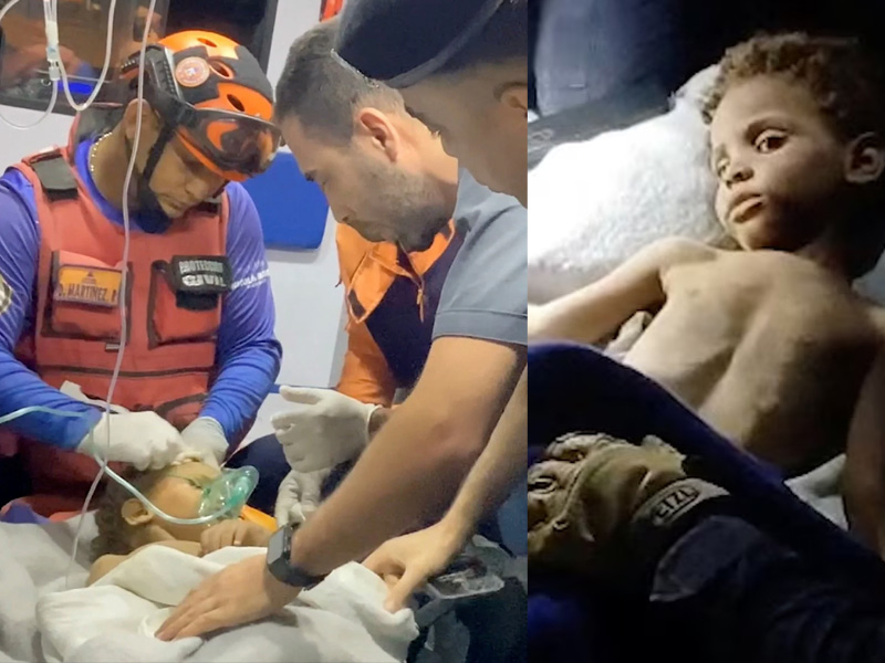Three-year-old survives six days beneath earthquake rubble as Venezuela's death toll climbs and aid...