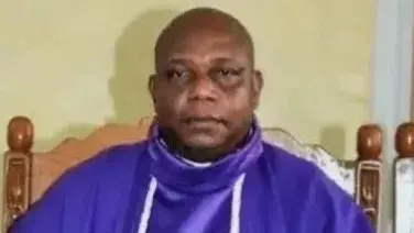 A Nigerian Catholic priest, Rev. Benjamin Madu who had been preparing to leave the United States aft...