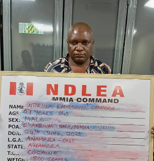 …NDLEA re-arrested fugitive after nearly 10 years on the run
By Olasunkanmi Akoni
A former interna...