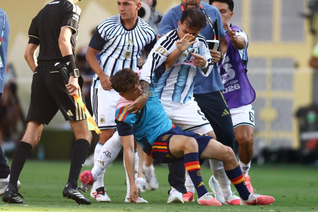 FIFA announced Wednesday that it had opened proceedings into some Argentina players for their behavi...