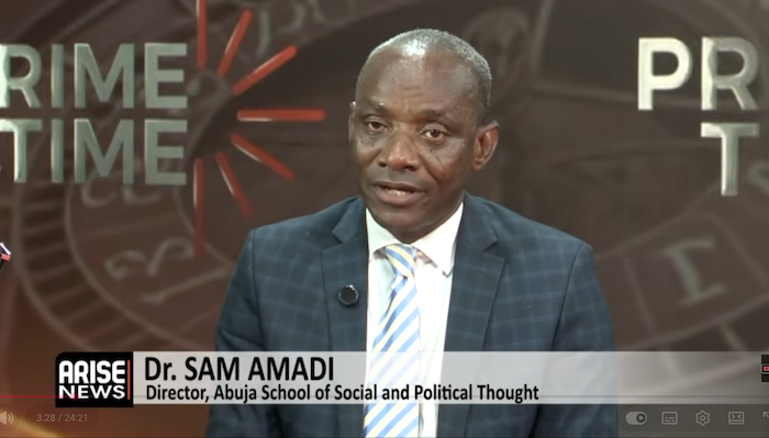 Dr Sam Amadi says Nigeria's security challenge requires strategy re-mapping and re-imagining, arguin...