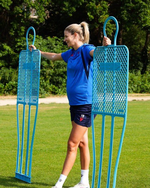 Crystal Palace Women midfielder Justine Vanhaevermaet has drawn praise after taking part in pre-seas...