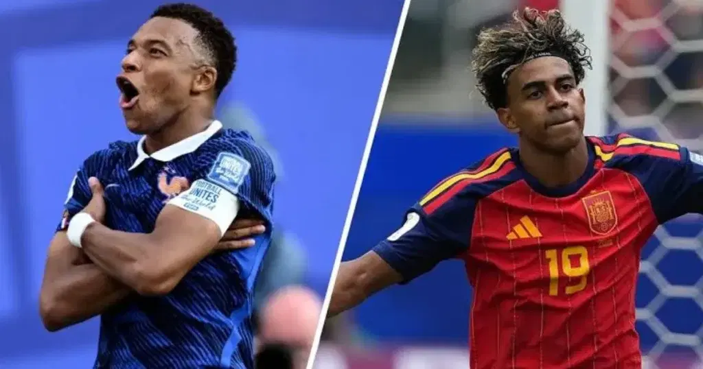 France’s exciting attack led by Kylian Mbappe take on a technically accomplished Spain team in the f...