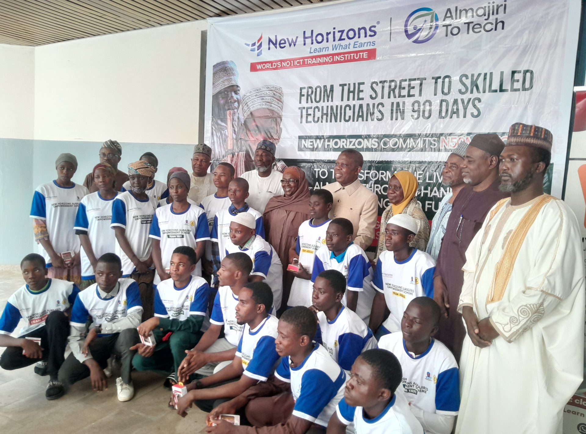 Twenty-one former Almajiri children graduate as tech entrepreneurs after six months of skills traini...