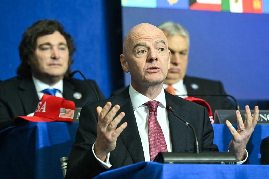 FIFA president Gianni Infantino said Wednesday that the proposed launch of a private subsidiary to e...