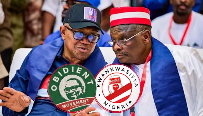 NNPP and NDC exchange accusations over alleged plans to back a Peter Obi-Rabiu Kwankwaso presidentia...