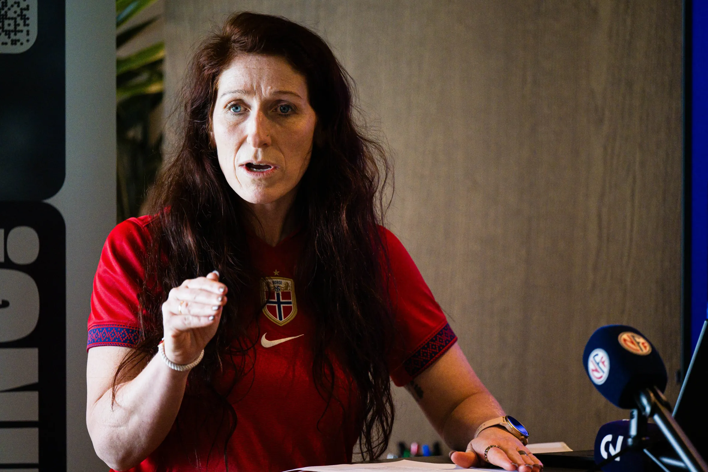 Lise Klaveness says FIFA should investigate US striker Balogun's suspended ban decision, alleging ex...
