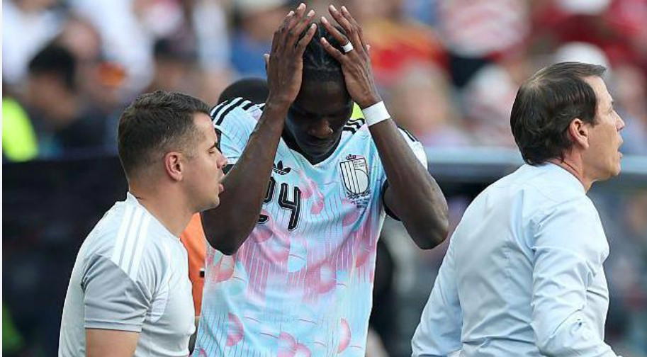 Belgium’s Amadou Onana will miss the remainder of the World Cup after suffering a torn anterior cruc...