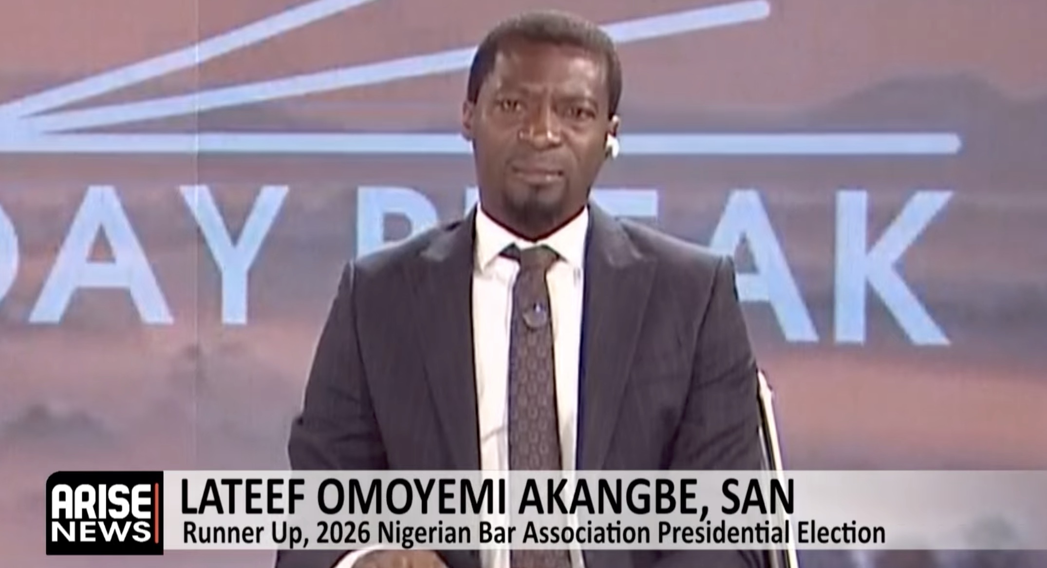 Lateef Omoyemi Akangbe, SAN, describes the NBA election as shambolic, saying lawyers became a laughi...