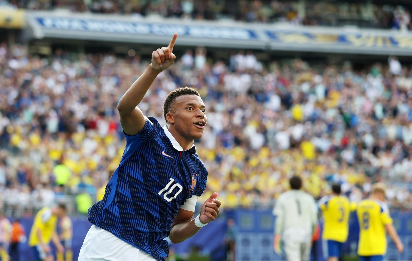 Kylian Mbappe struck twice as France eased to a comfortable 3-0 victory over Sweden in New Jersey to...