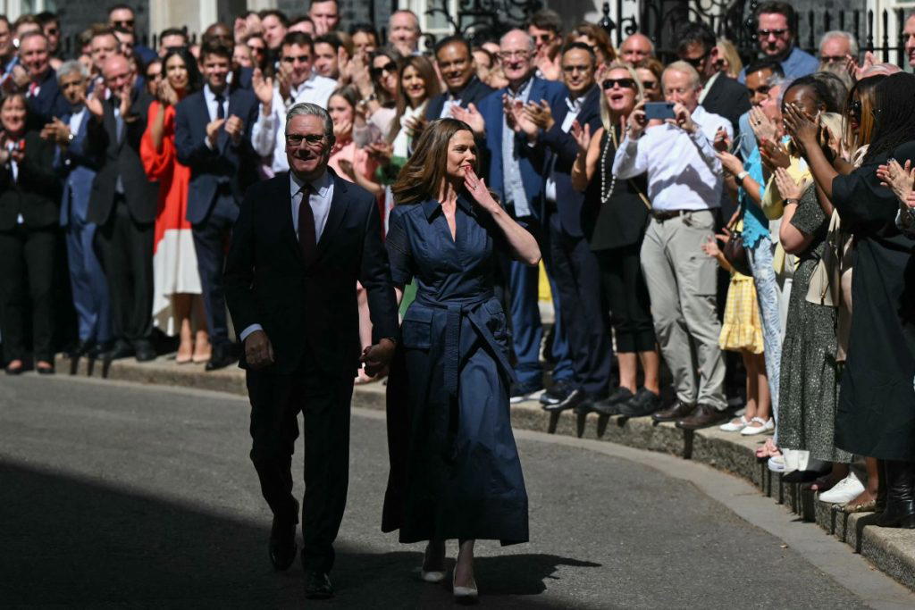 Keir Starmer left Downing Street Monday, saying he was leaving Britain “stronger and fairer” as he s...
