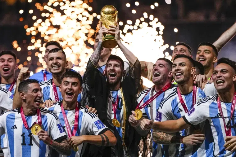 Argentina are one game away from becoming just the third team to successfully defend the World Cup,...