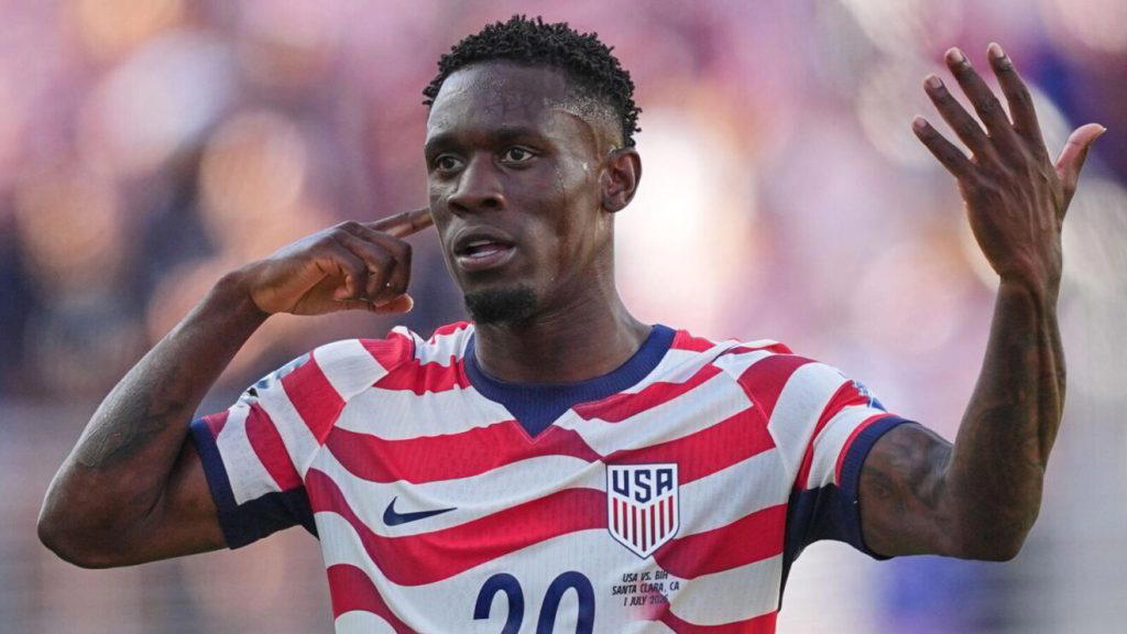 USA forward Folarin Balogun is free to play in the World Cup last-16 game against Belgium after FIFA...
