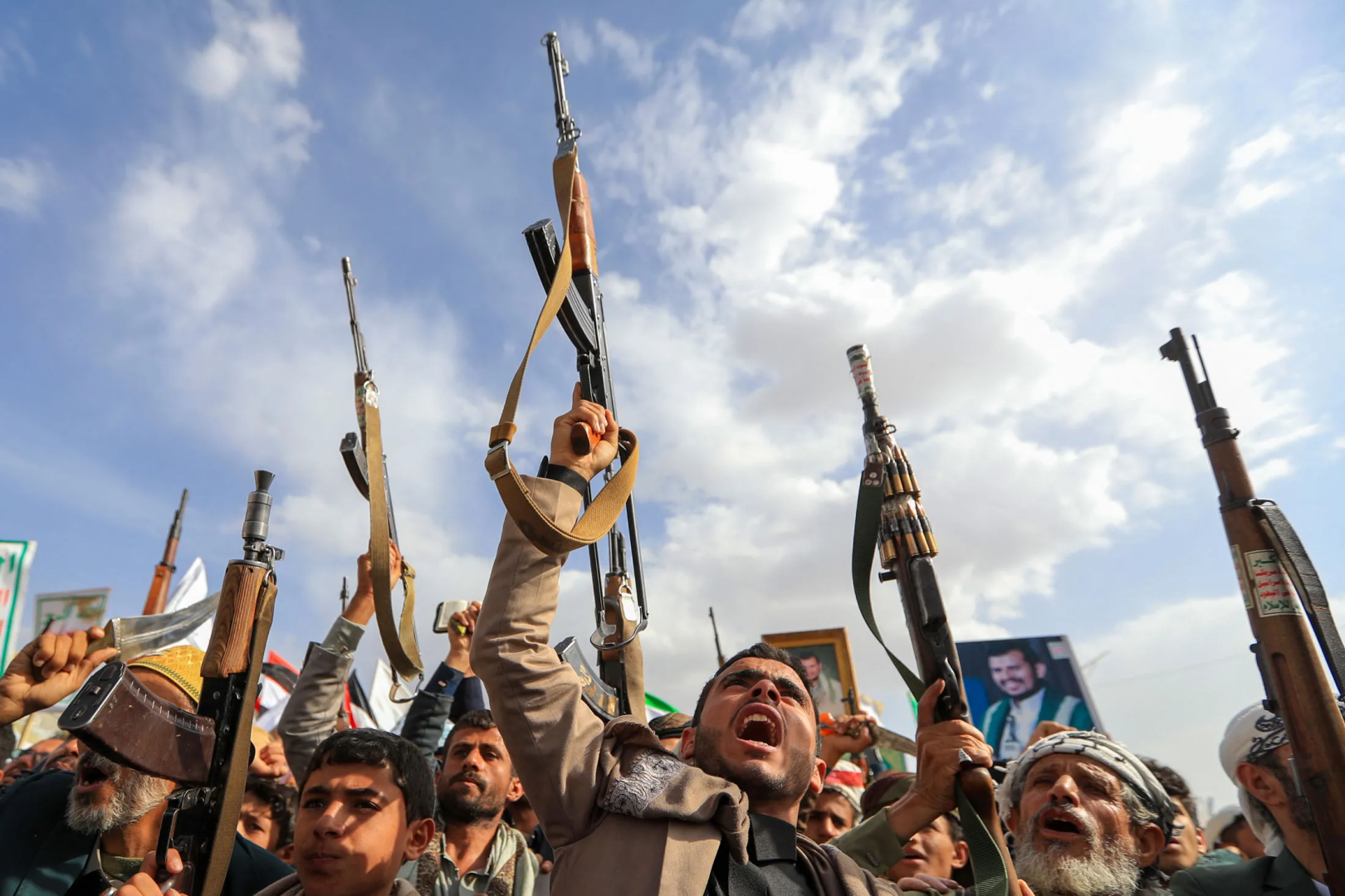 Houthis announce a Saudi naval blockade, raising fears over global oil supplies, shipping routes and...