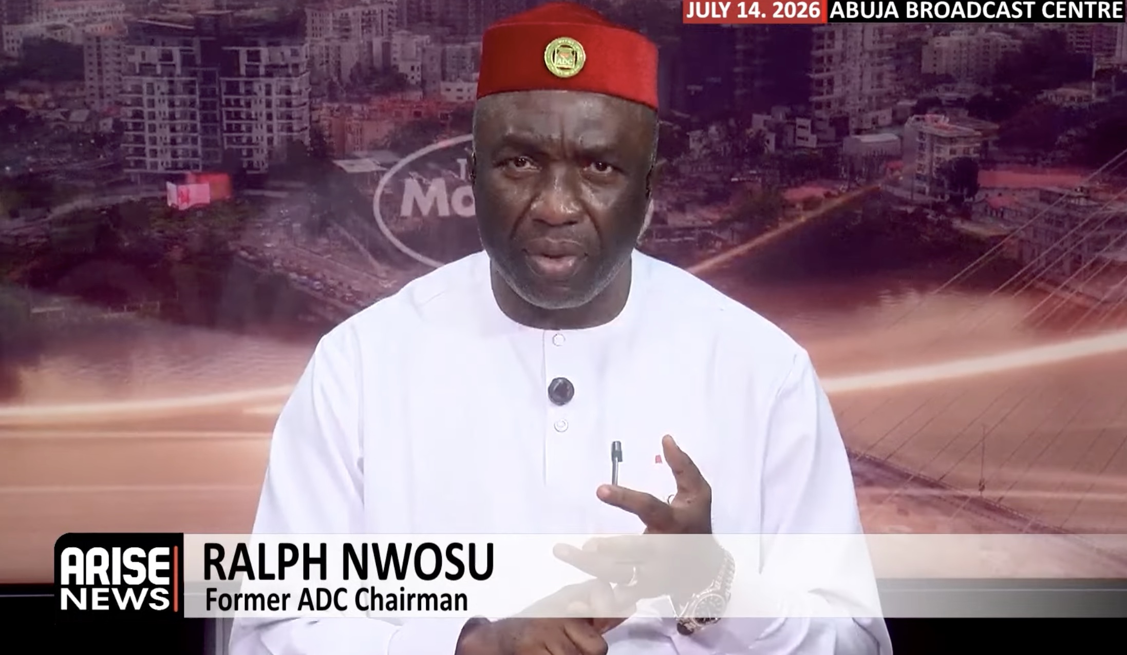 Ralph Nwosu says courts cannot determine a political party’s leadership, insisting the ADC’s leader...