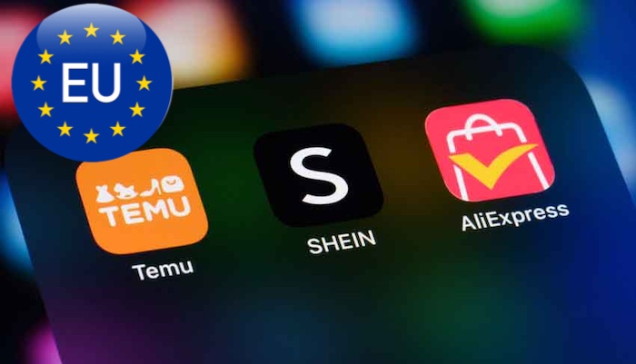 The European Union has imposed a €3 fee on low-value Chinese e-commerce imports, targeting Shein, Te...
