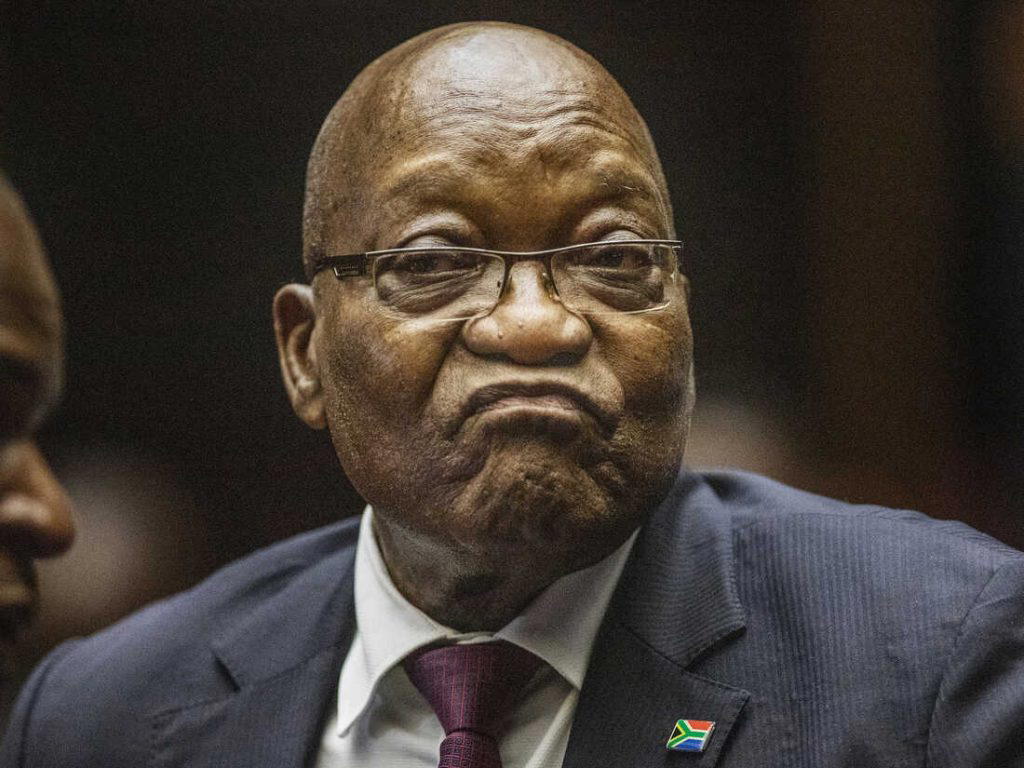 The South African government harshly criticised ex-president Jacob Zuma Friday for meeting in India...