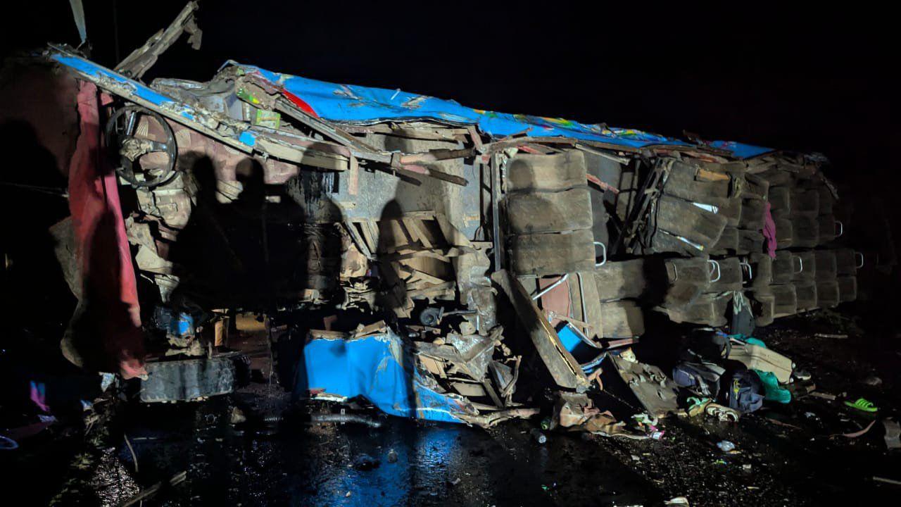 At least 20 pupils and a school founder died after a study trip bus crashed on a dangerous Ugandan h...
