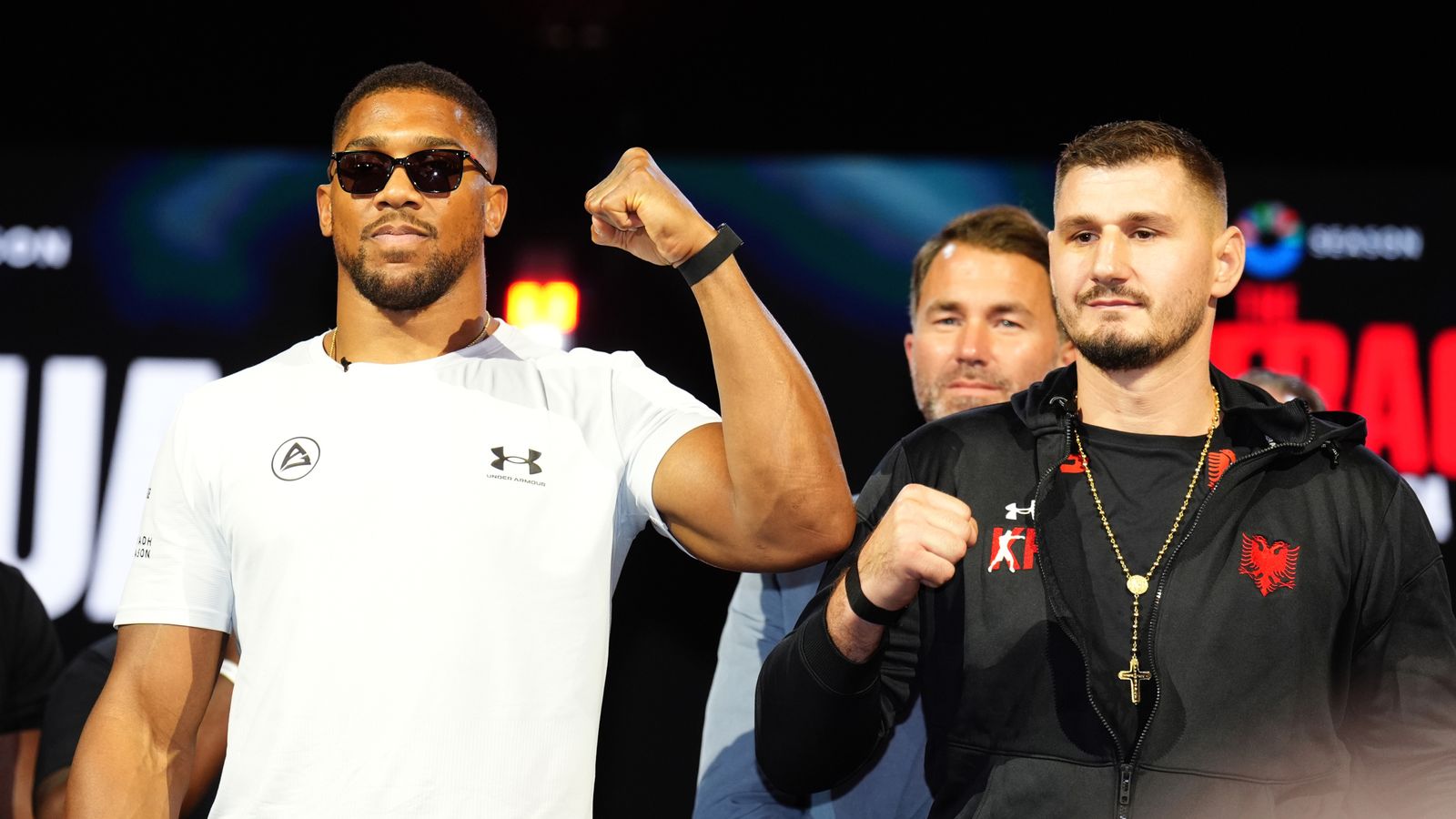Barry Hearn expects Anthony Joshua to overpower Kristian Prenga in Saudi Arabia before his long-awai...