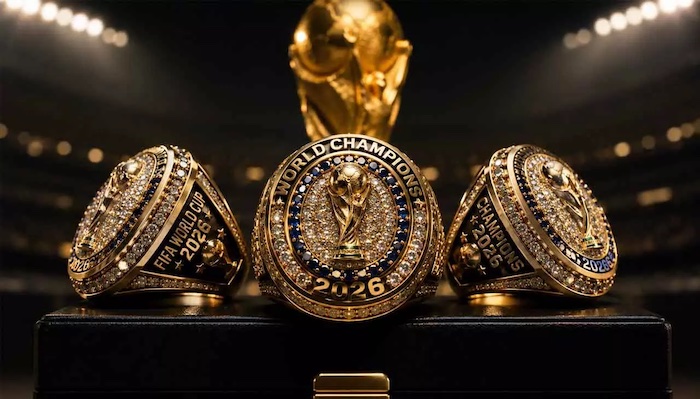 World Cup winners will receive custom-made championship rings alongside the trophy and medals, marki...