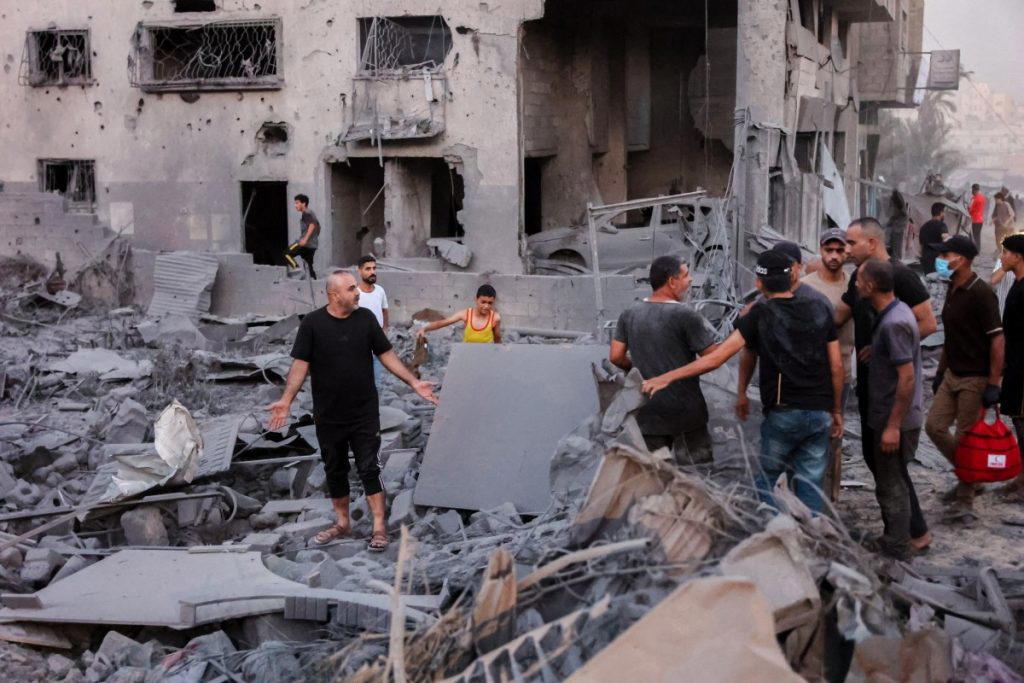 The Israeli military on Wednesday said it had struck a mosque in the Gaza Strip which it said had be...