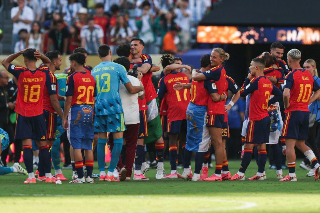 A teenager died and several people were injured during celebrations of Spain’s victory in the World...