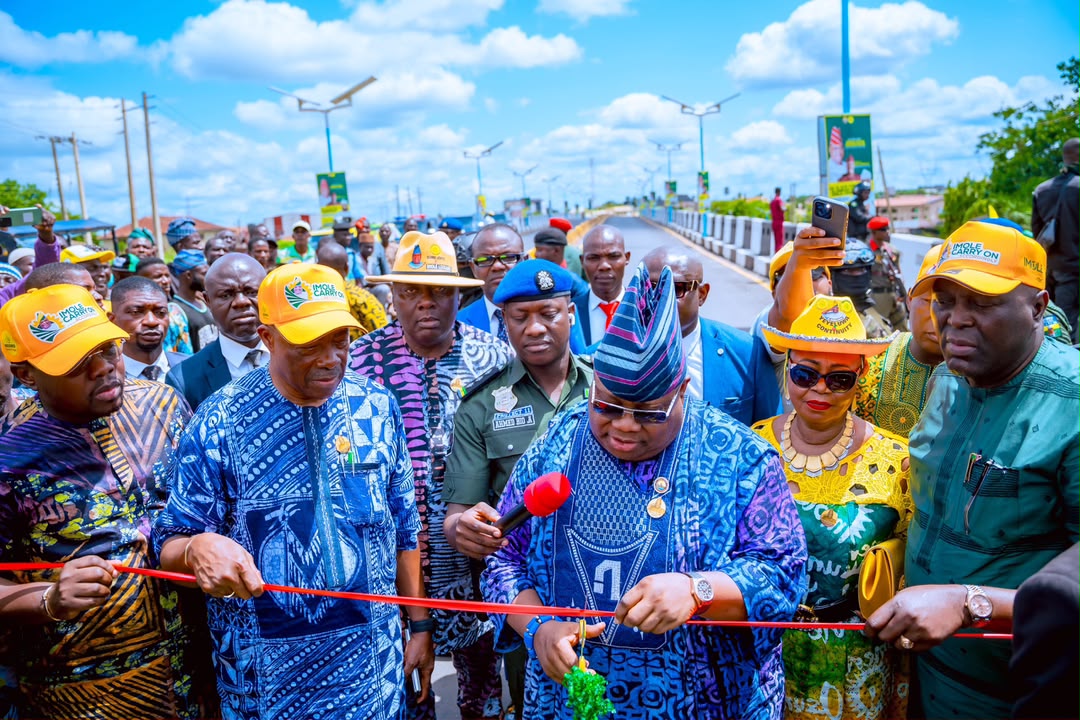 Osun State Governor Ademola Adeleke commissions Lameco Flyover, saying local content policy is deliv...