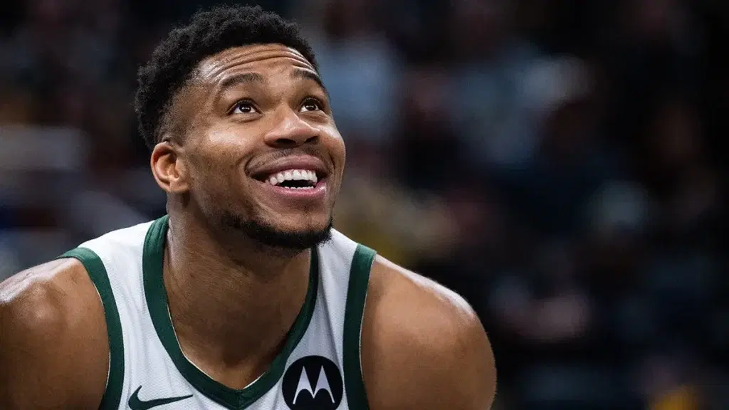 Giannis Antetokounmpo arrived in Miami to join the NBA’s Heat on Thursday taking inspiration from Li...