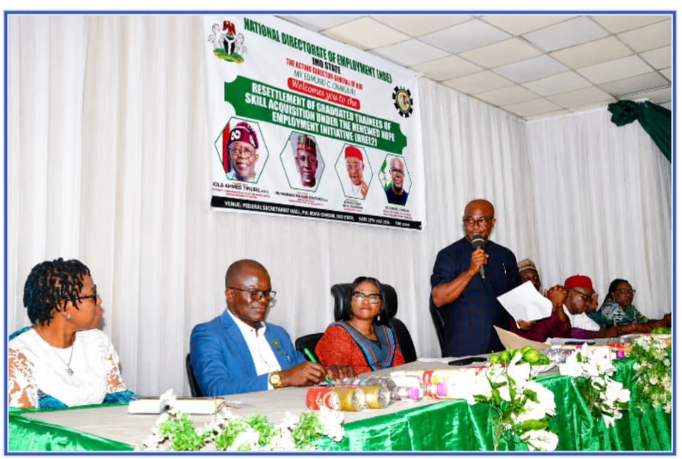 By Johnbosco Agbakwuru
ABUJA — THE National Directorate of Employment (NDE) has said that the Presi...