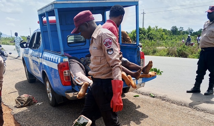 FRSC confirms seven deaths and three injuries after a Siena bus crashes into a parked truck in Kogi...