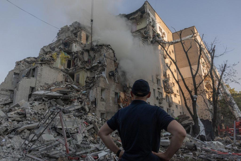 Russia launched its largest ever barrage on Kyiv early on Thursday, according to the city’s mayor, t...