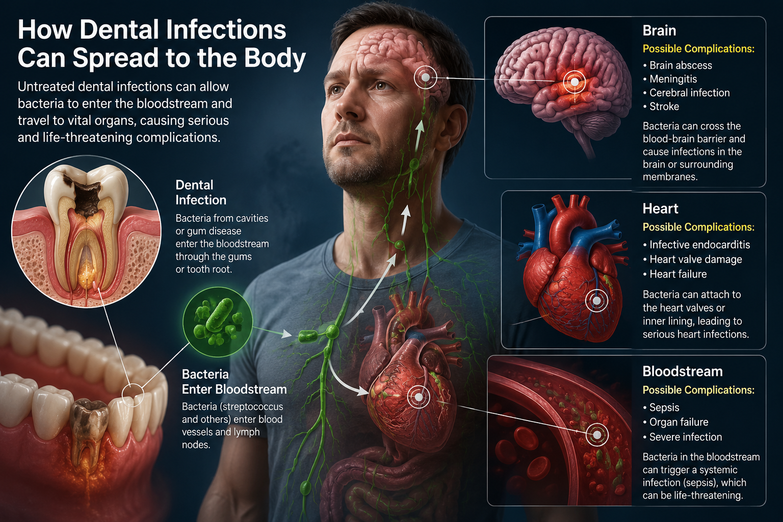 Image: Severity: SevereTeeth Problems: Braces irritationGum infectionCan a Tooth Infection Kill You?...