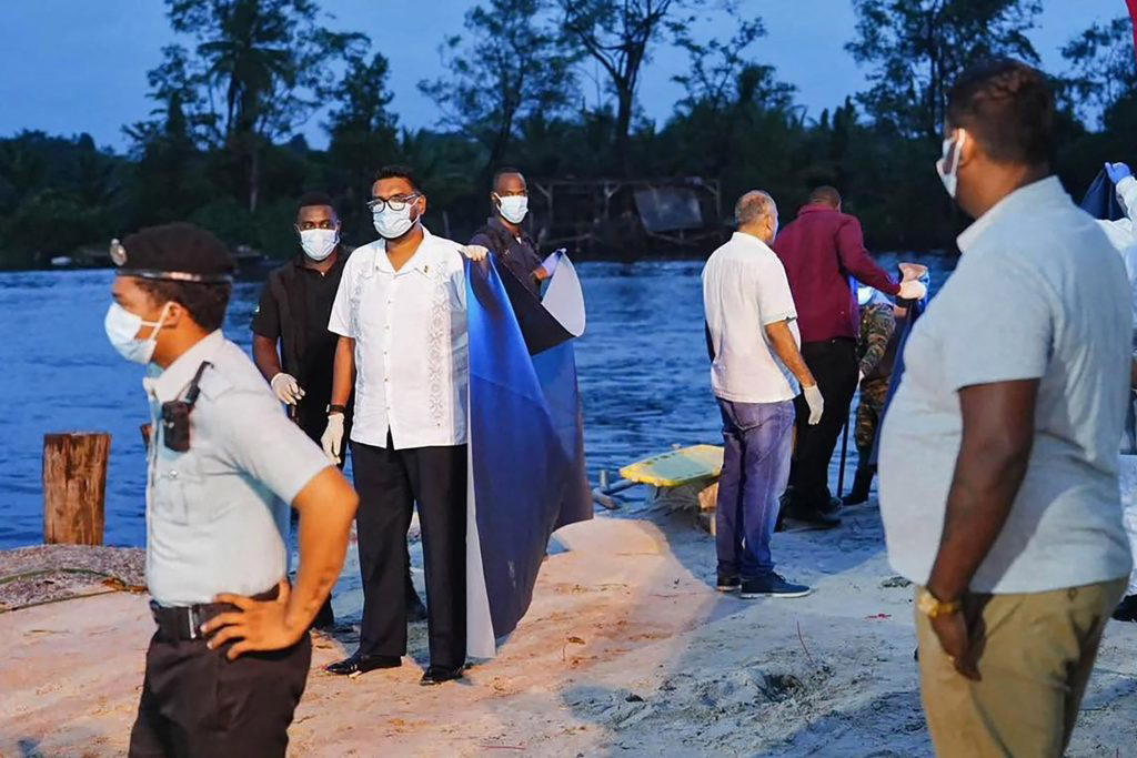 At least 41 people died after a ferry capsized off the coast of Guyana over the weekend, the governm...