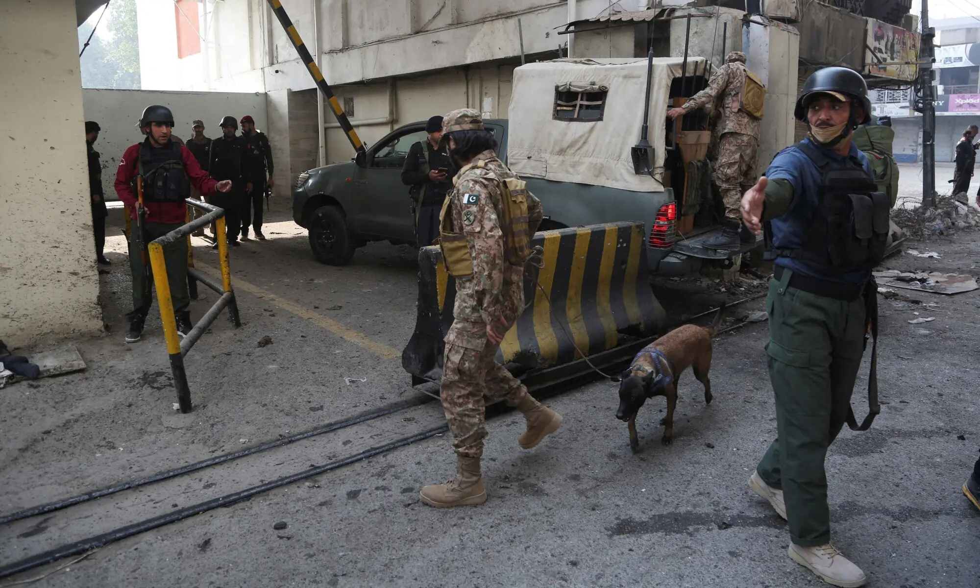 A suicide bombing in northwestern Pakistan leaves at least 15 people dead, including 12 soldiers, as...