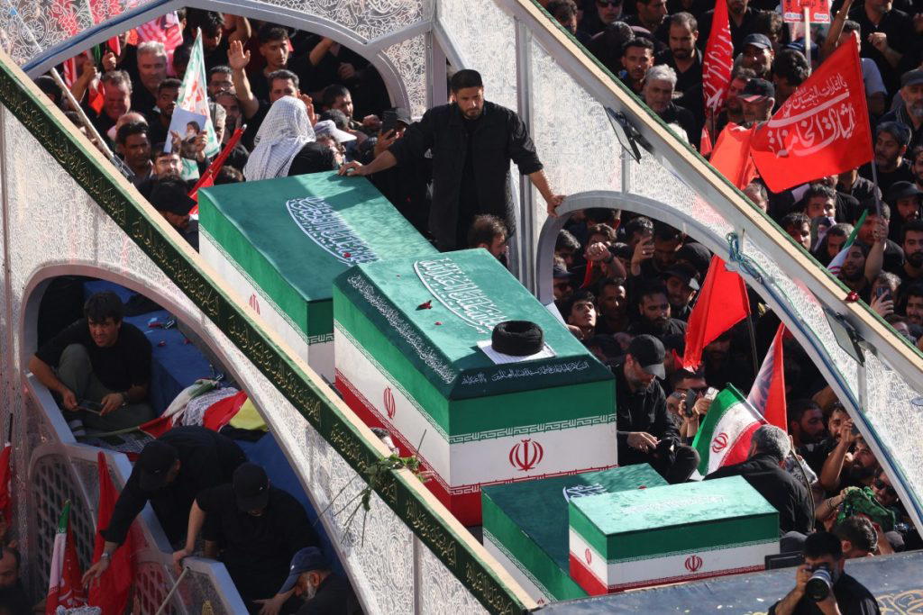 Iran on Friday laid to rest its former supreme leader Ali Khamenei over four months after his killin...
