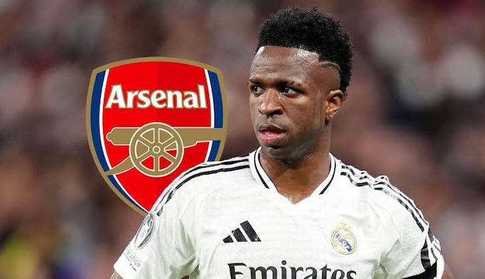 Arsenal are monitoring Vinicius Junior’s situation, but will only pursue a deal if the Brazilian sig...