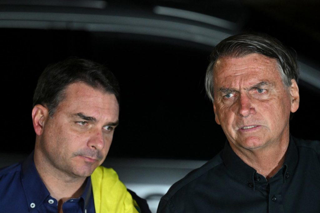 Brazil’s top court on Monday barred presidential hopeful Flavio Bolsonaro from visiting his father,...