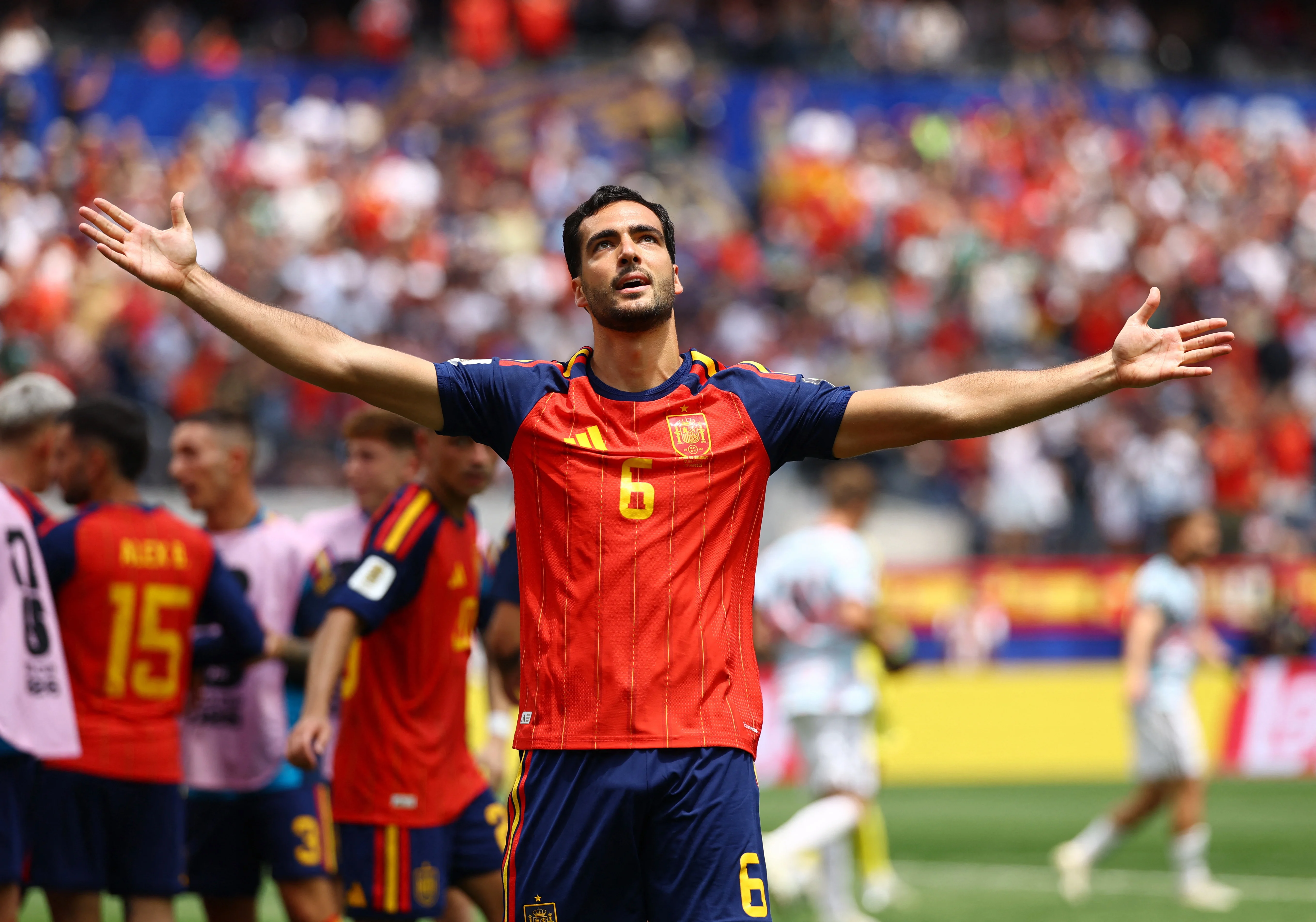 Mikel Merino’s late winner lifted Spain past Belgium 2-1, securing a World Cup semi-final against Fr...